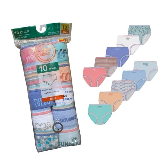 Wonder Nation Days Of The Week Cotton Panties - Picture 5 of 5